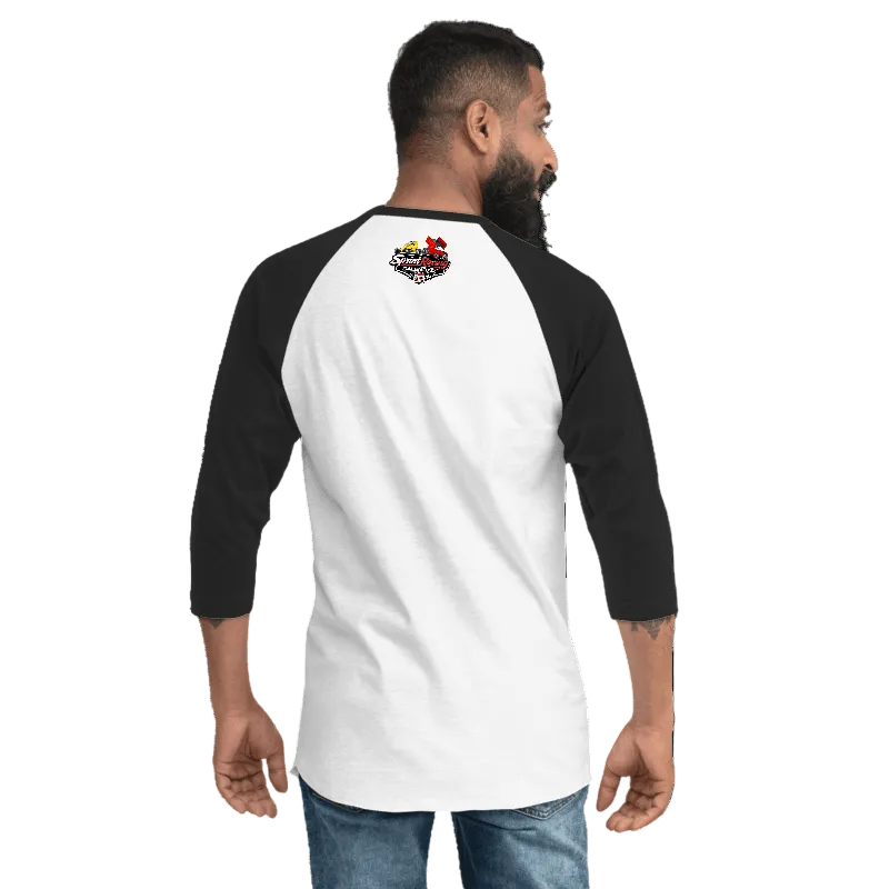 Sprint Racing Calendar 3/4 sleeve raglan shirt